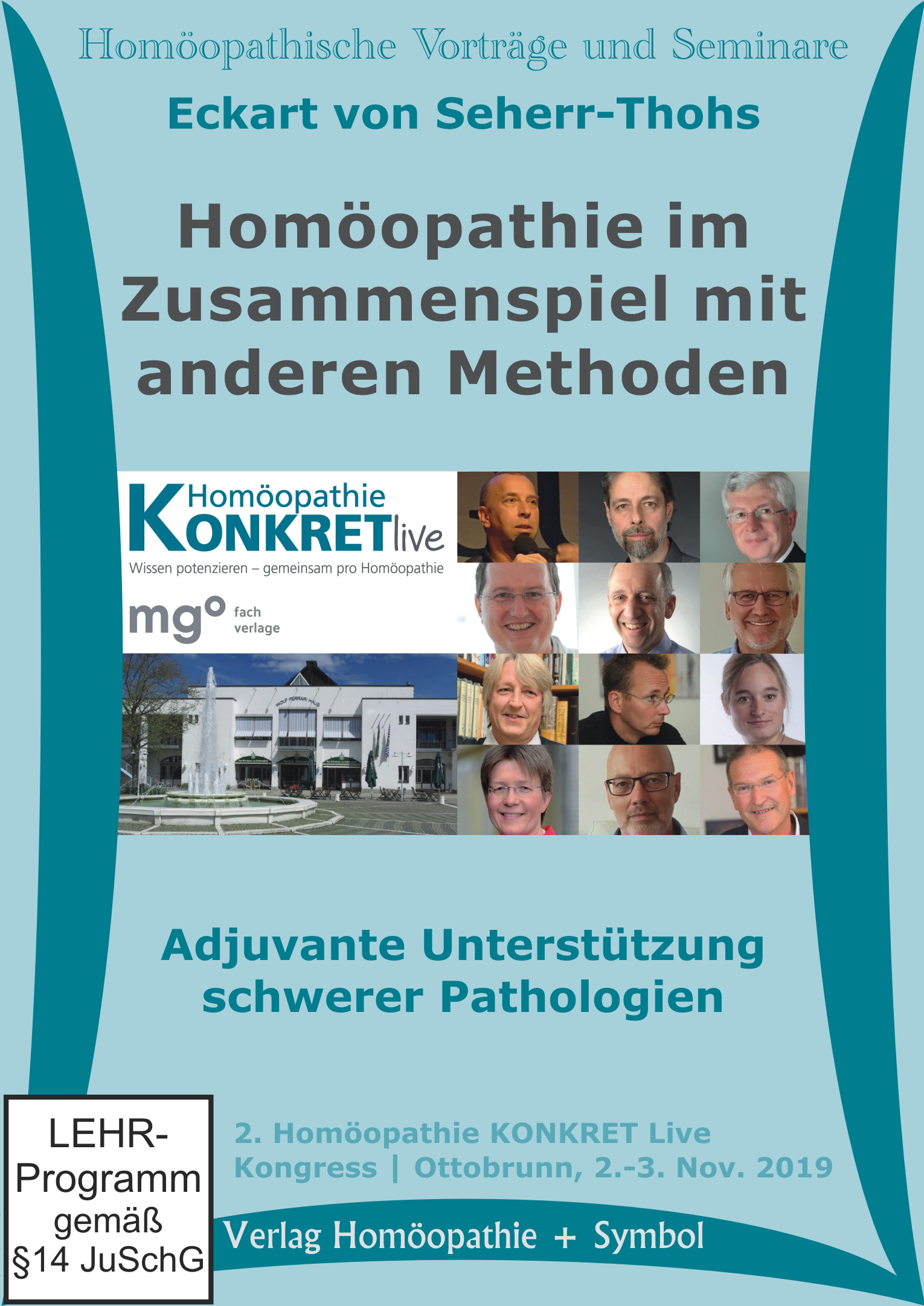 Homöopathie im Zusammenspiel mit anderen Methoden. Adjuvante Unterstützung schwerer Pathologien