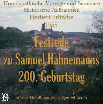 Festrede zu Hahnemanns 200. Geburtstag (1955)
