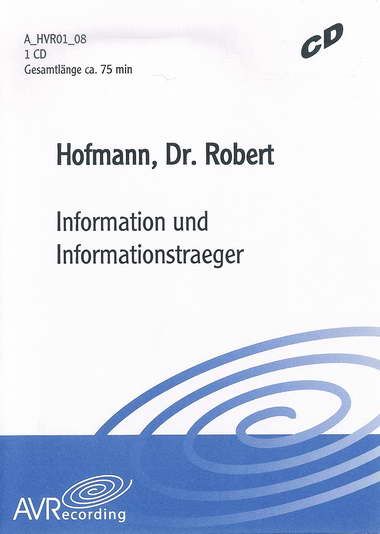 Information und Informationsträger